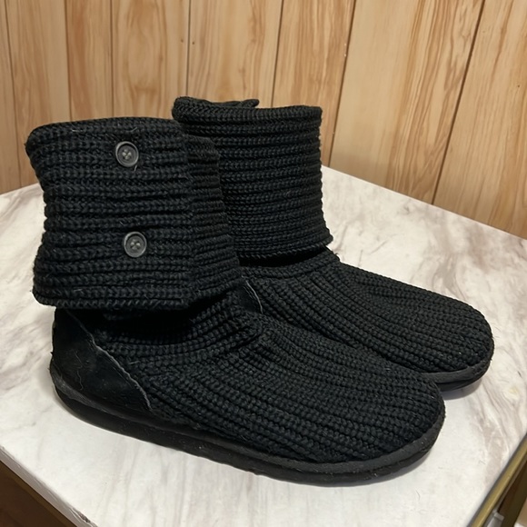 UGG Other - Ugg black tall Bailey button sweater boots